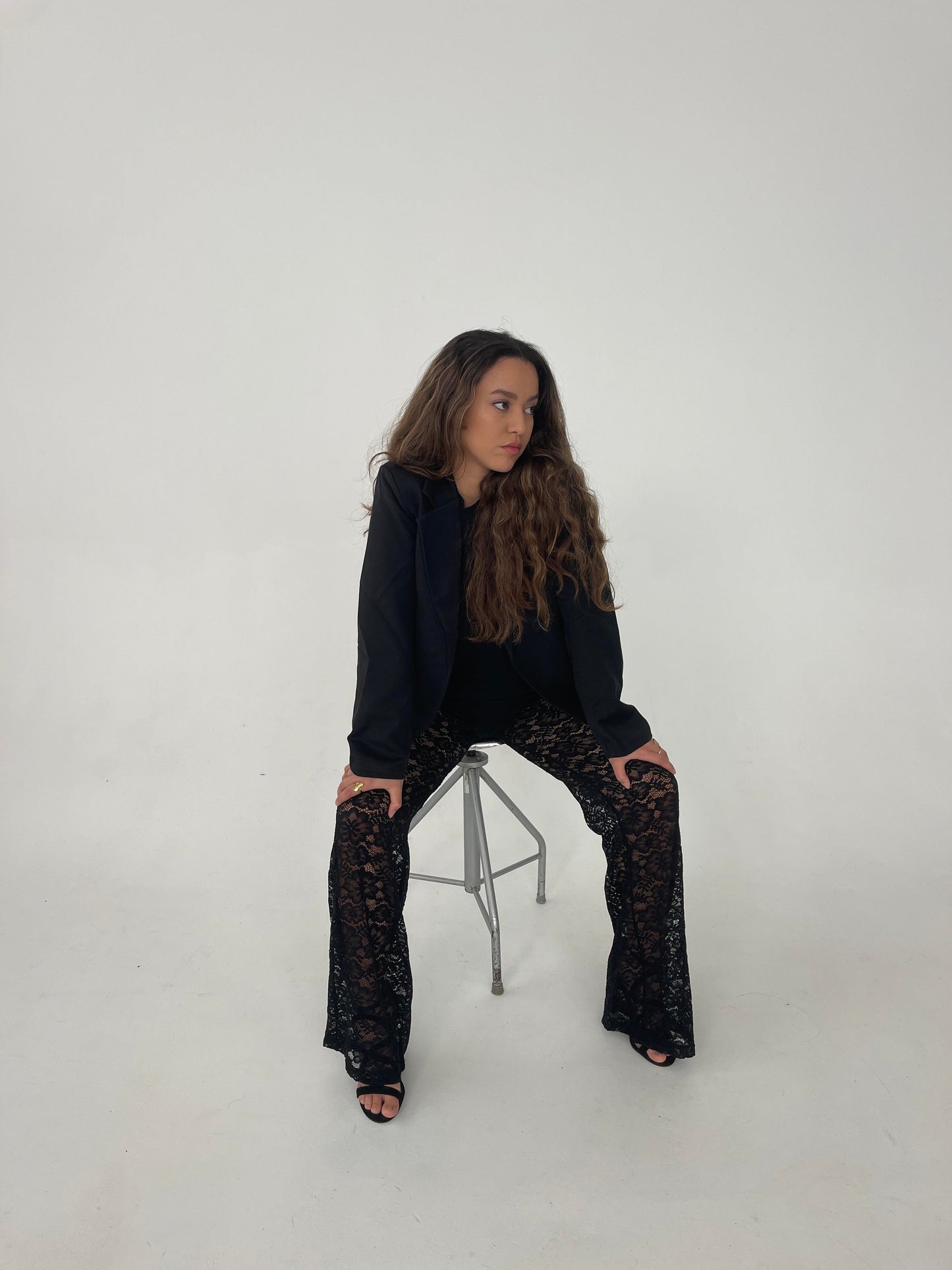 Marla lace pants - Black
