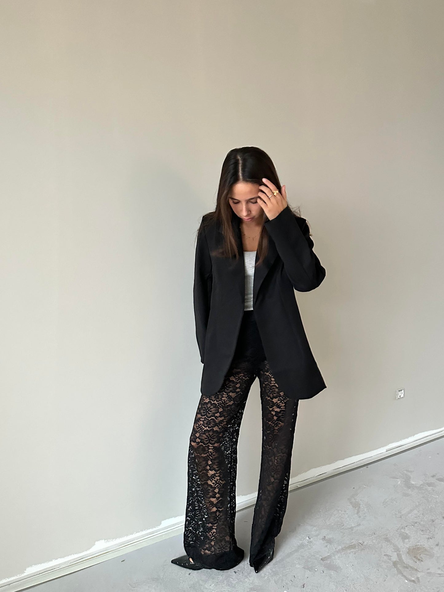 Marla lace pants - Black