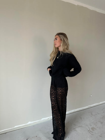 Marla lace pants - Black