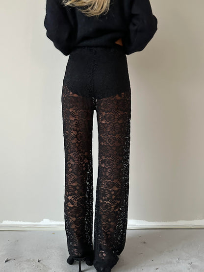 Marla lace pants - Black