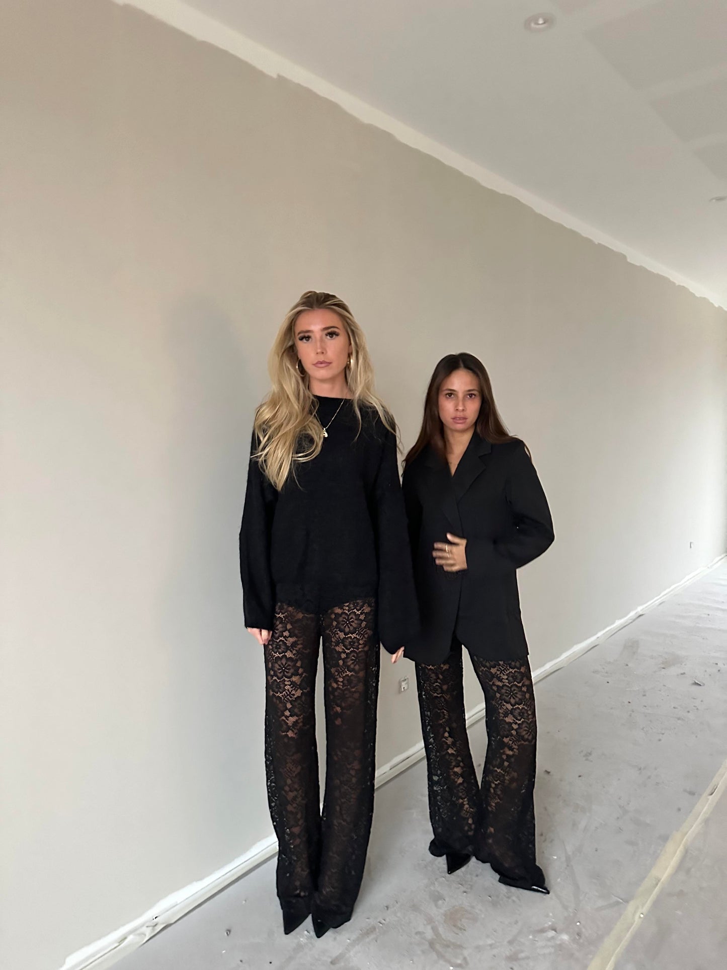 Marla lace pants - Black