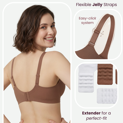 The Deep V Wireless Jelly Bra