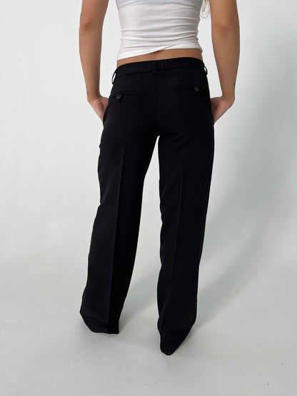Britney low waisted suit pants - Black