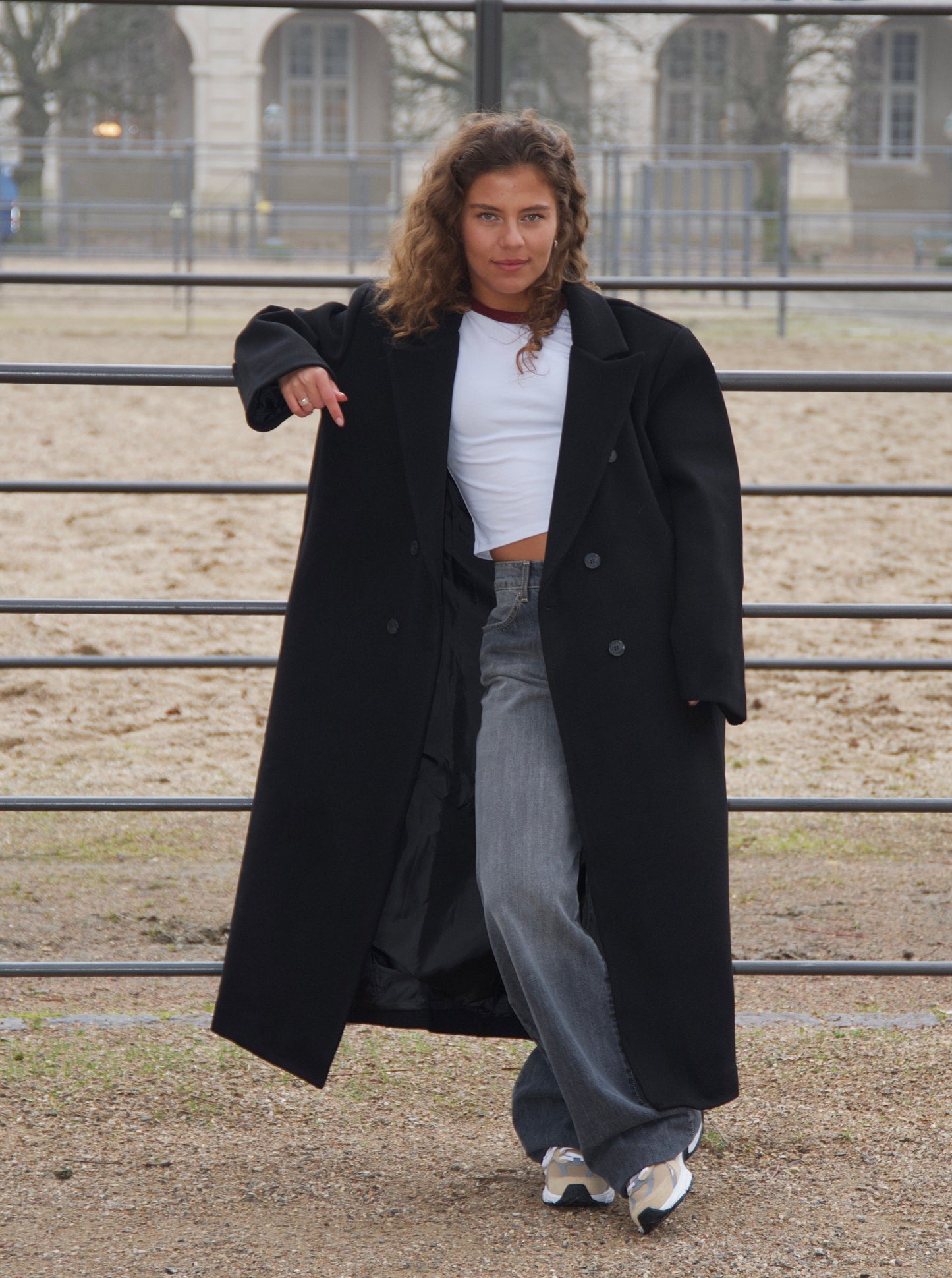 Alva oversized coat - Black