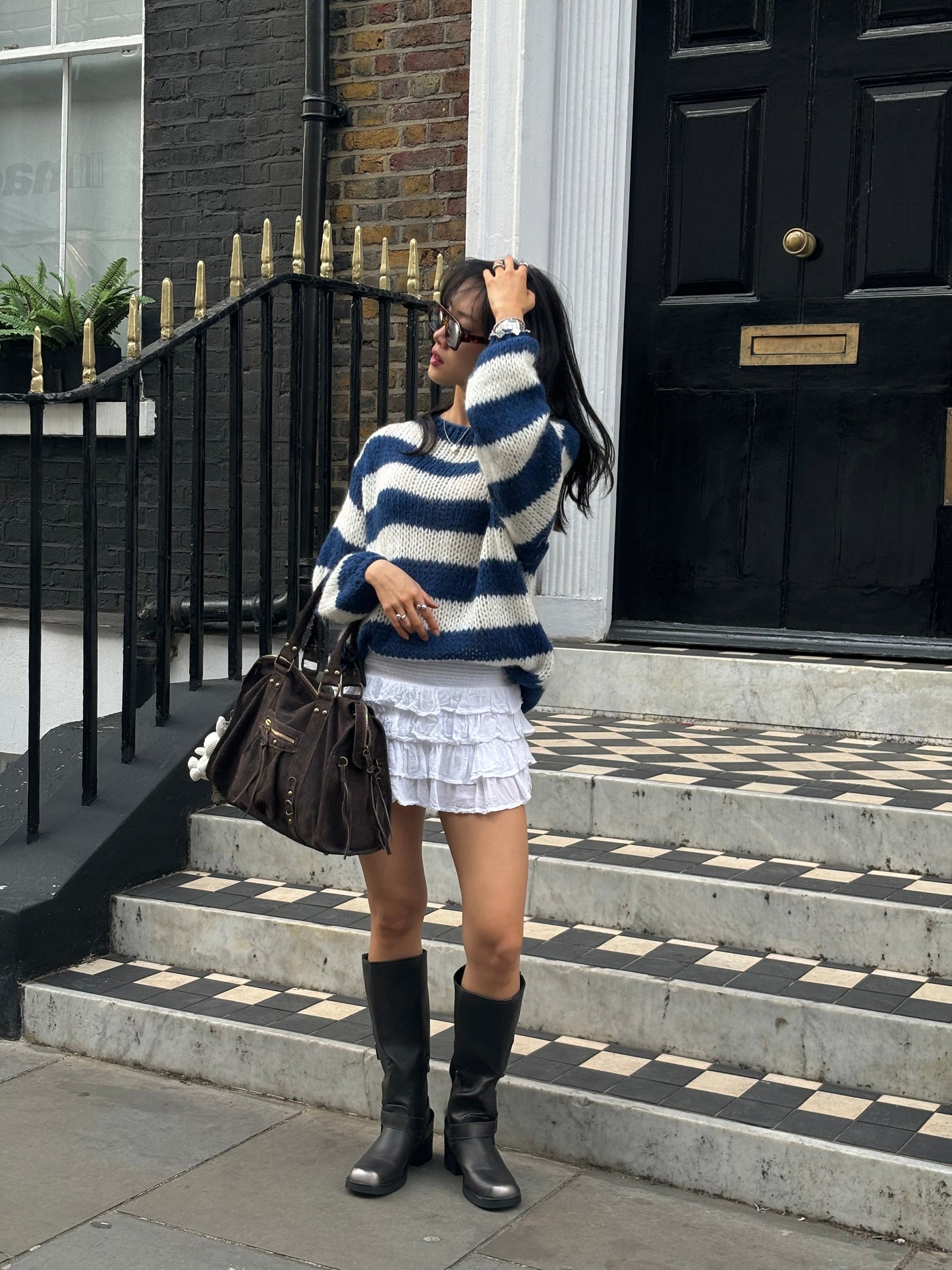 Anna Olympia Knit - Navy