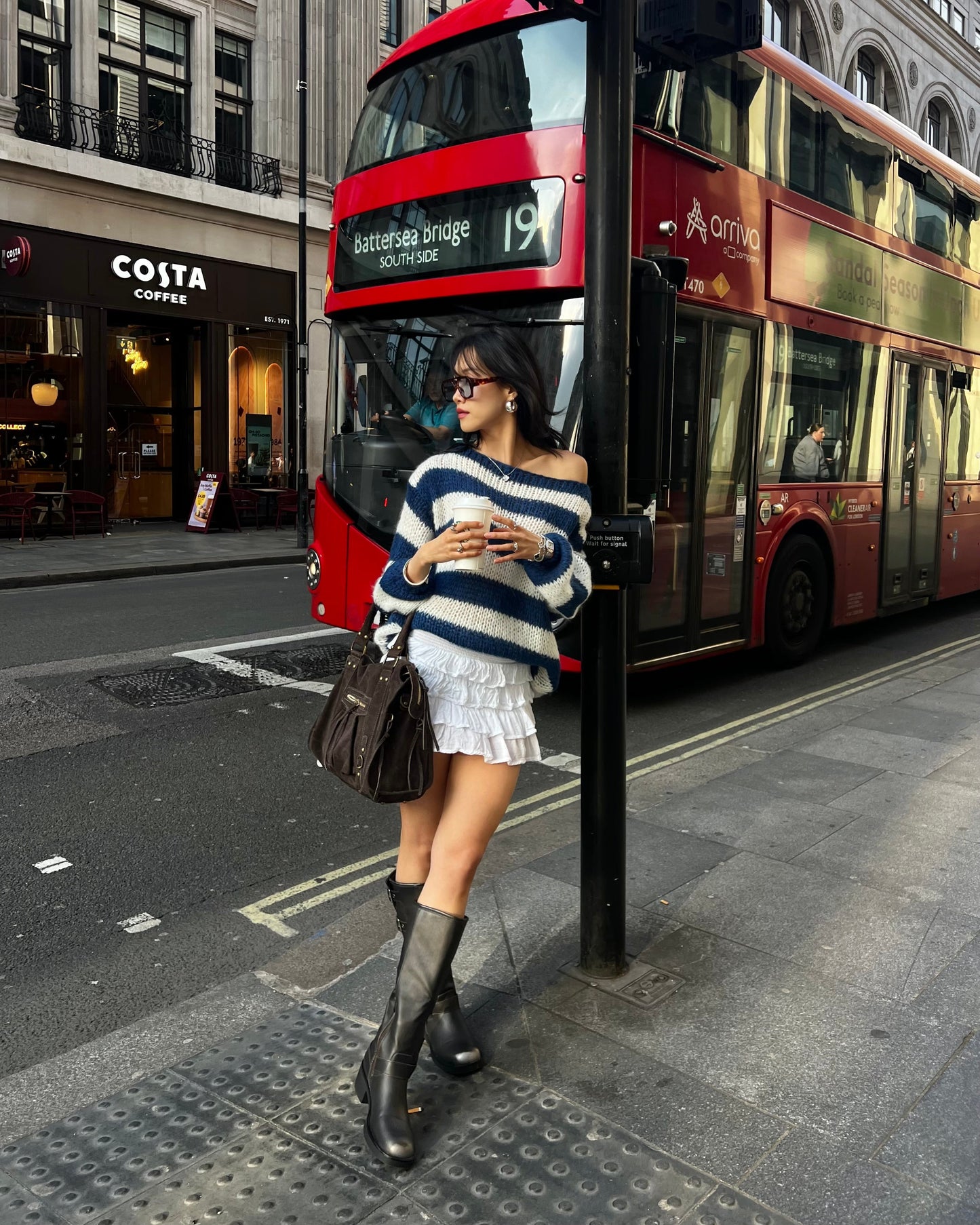 Anna Olympia Knit - Navy