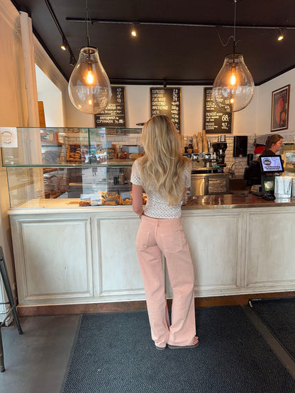 Emmaline low waisted jeans - Orange