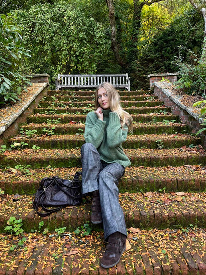 Valdamara oversized turtleneck - Green