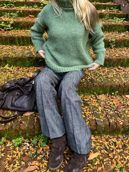 Valdamara oversized turtleneck - Green