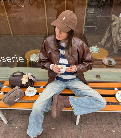 Anna Olympia Knit - Navy