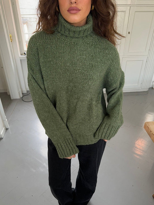 Valdamara oversized turtleneck - Green
